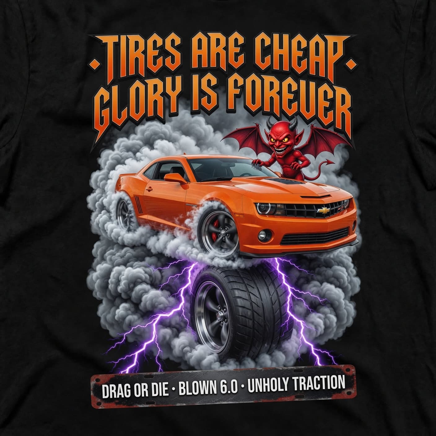 Tires Are Cheap. Glory Is Forever